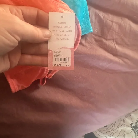 NWT 2 Cacique Lace Balconette Bras Intimates 42C - Picture 2 of 5